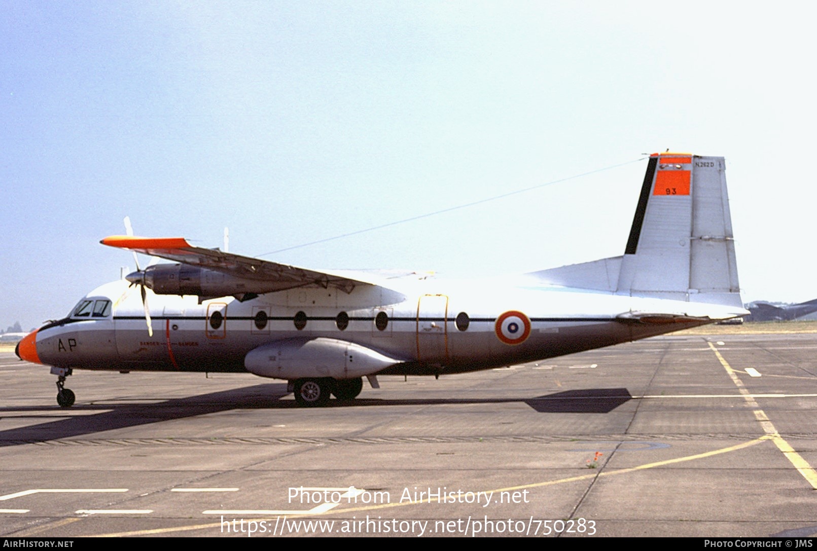 Aircraft Photo of 93 | Aerospatiale N-262D-51 Fregate | France - Air Force | AirHistory.net #750283