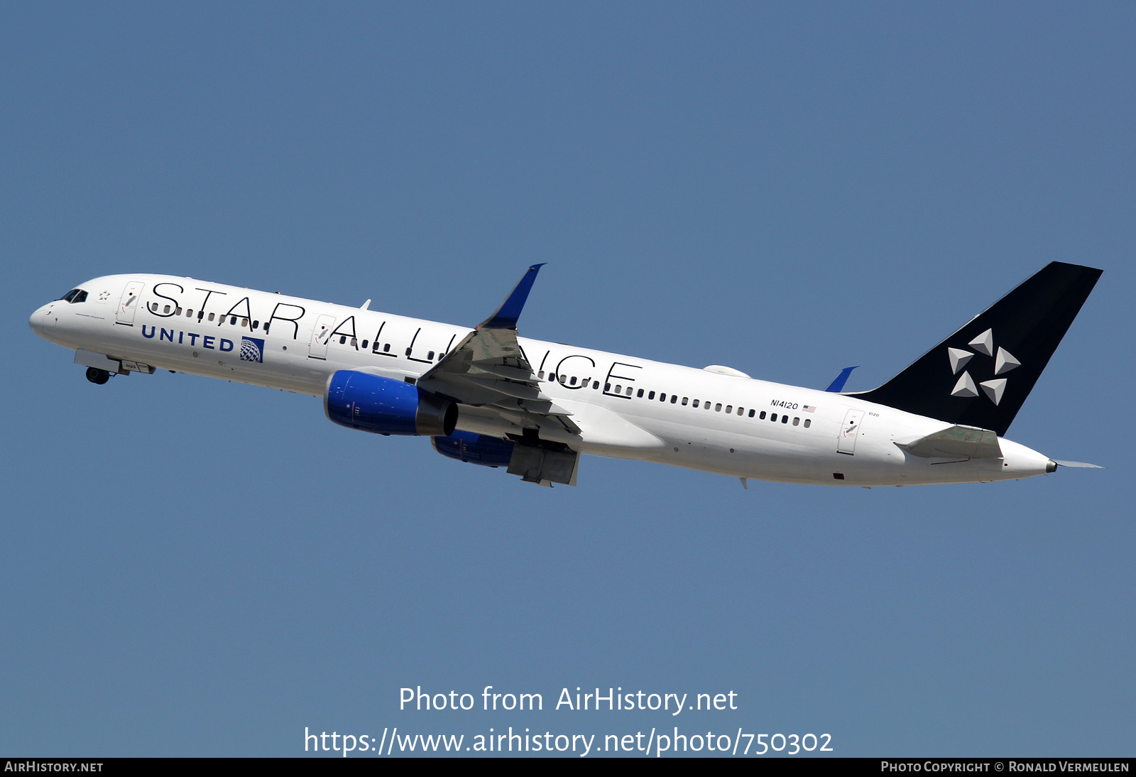 Aircraft Photo of N14120 | Boeing 757-224 | United Airlines | AirHistory.net #750302