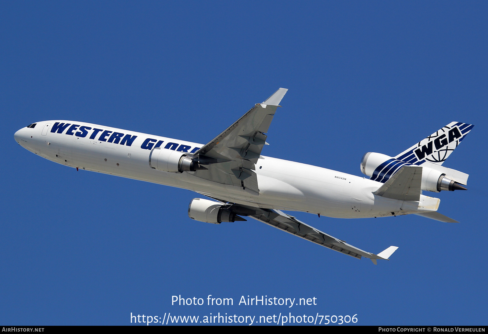 Aircraft Photo of N804SN | McDonnell Douglas MD-11F | Western Global Airlines - WGA | AirHistory.net #750306