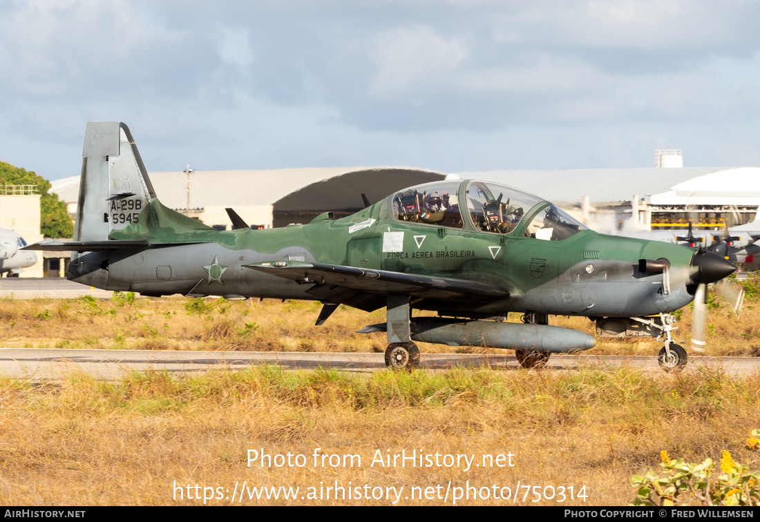 Aircraft Photo of 5945 | Embraer A-29B Super Tucano | Brazil - Air Force | AirHistory.net #750314