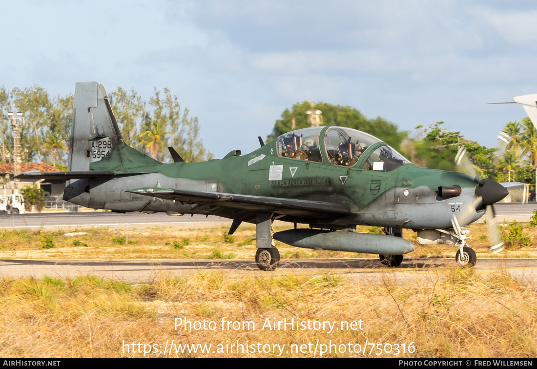 Aircraft Photo of 5954 | Embraer A-29B Super Tucano | Brazil - Air Force | AirHistory.net #750316