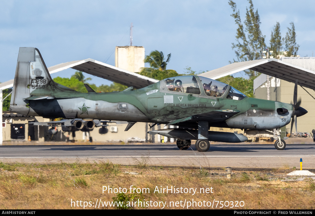 Aircraft Photo of 5958 | Embraer A-29B Super Tucano | Brazil - Air Force | AirHistory.net #750320