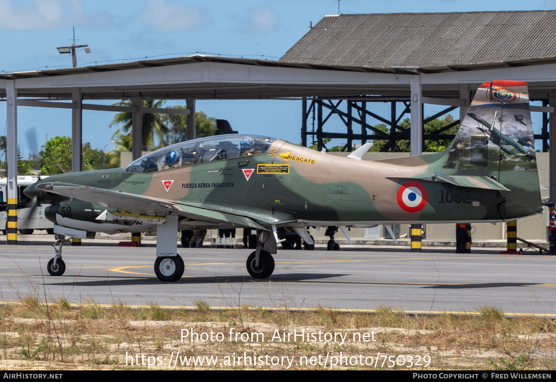 Aircraft Photo of 1052 | Embraer AT-27 Tucano | Paraguay - Air Force | AirHistory.net #750329