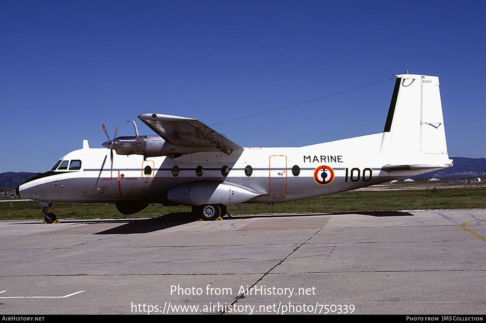 Aircraft Photo of 100 | Aerospatiale N-262E | France - Navy | AirHistory.net #750339