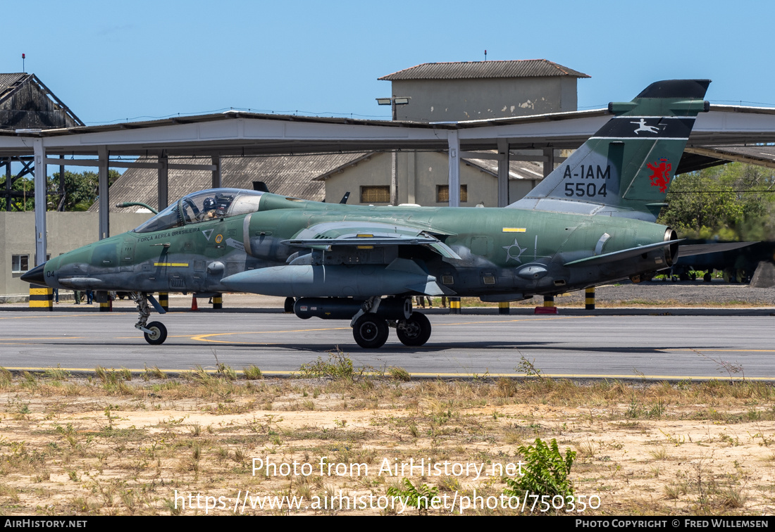 Aircraft Photo of 5504 | AMX International A-1AM | Brazil - Air Force | AirHistory.net #750350