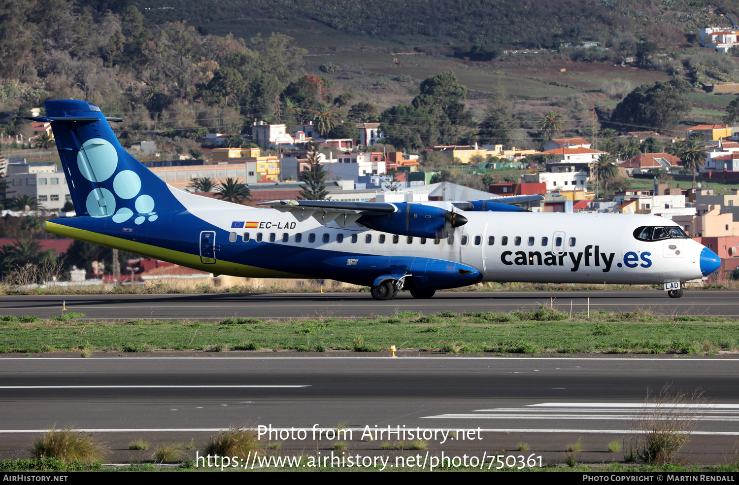 Aircraft Photo of EC-LAD | ATR ATR-72-500 (ATR-72-212A) | Canaryfly | AirHistory.net #750361