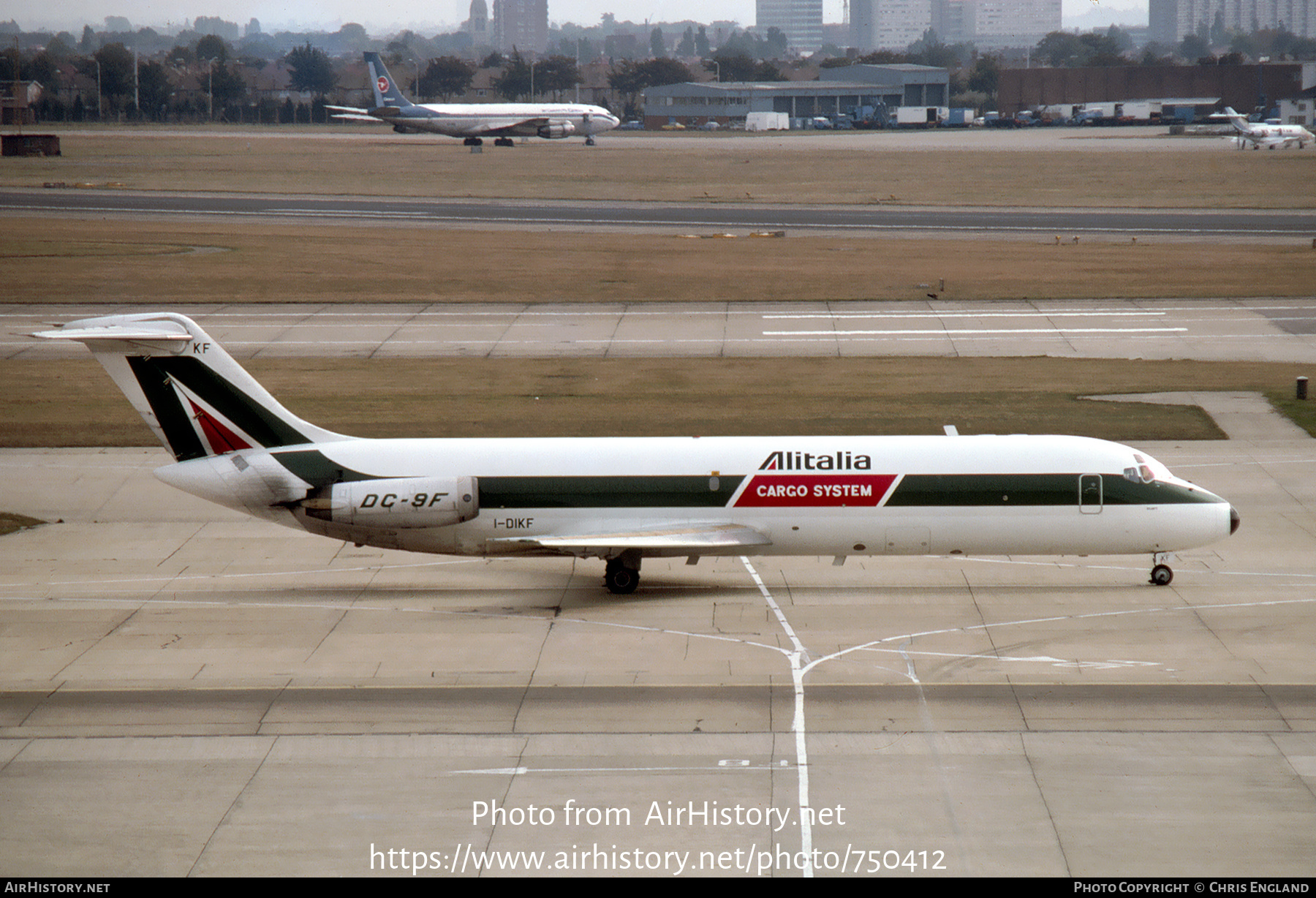 Aircraft Photo of I-DIKF | McDonnell Douglas DC-9-32F | Alitalia Cargo System | AirHistory.net #750412