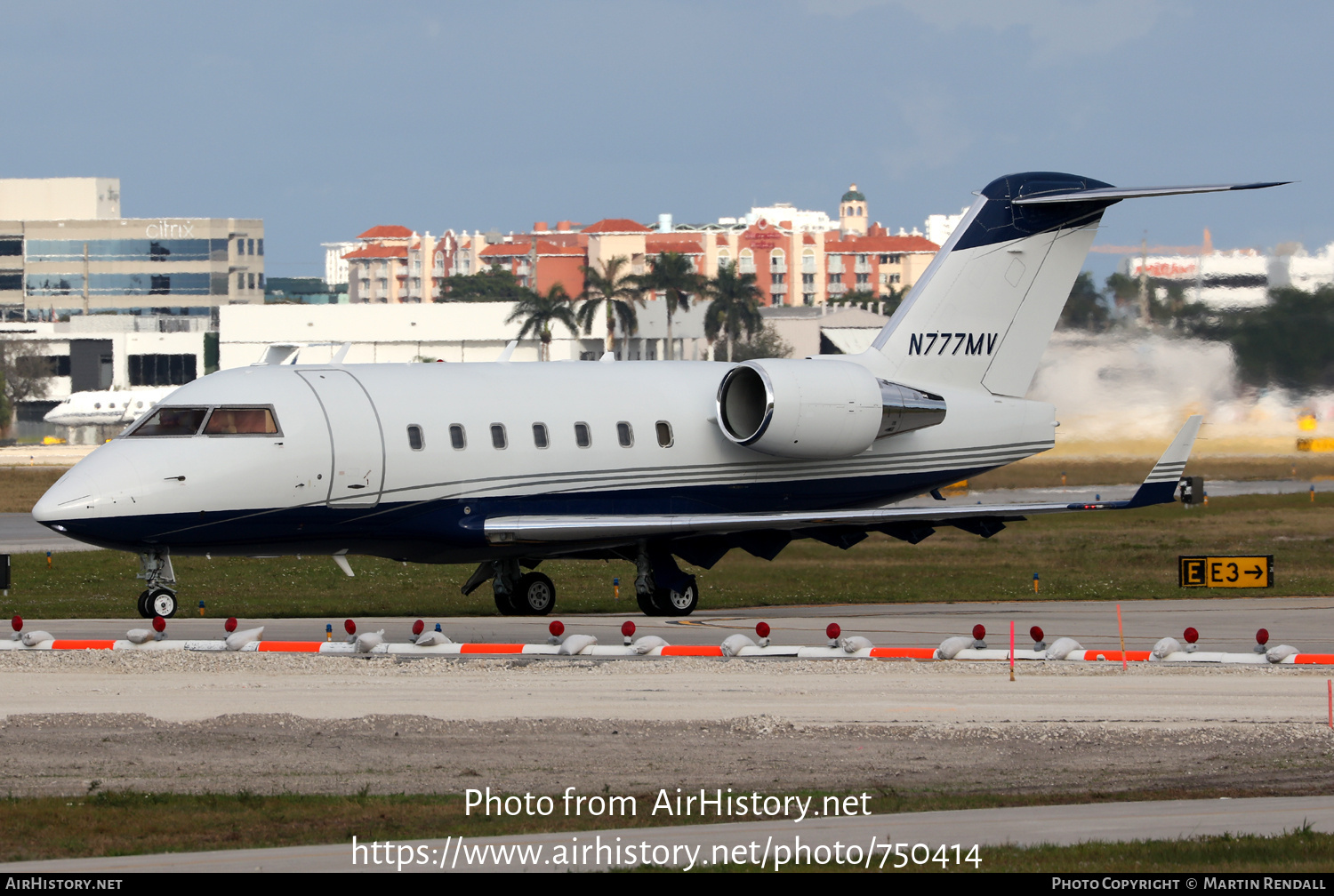 Aircraft Photo of N777MV | Bombardier Challenger 604 (CL-600-2B16) | AirHistory.net #750414