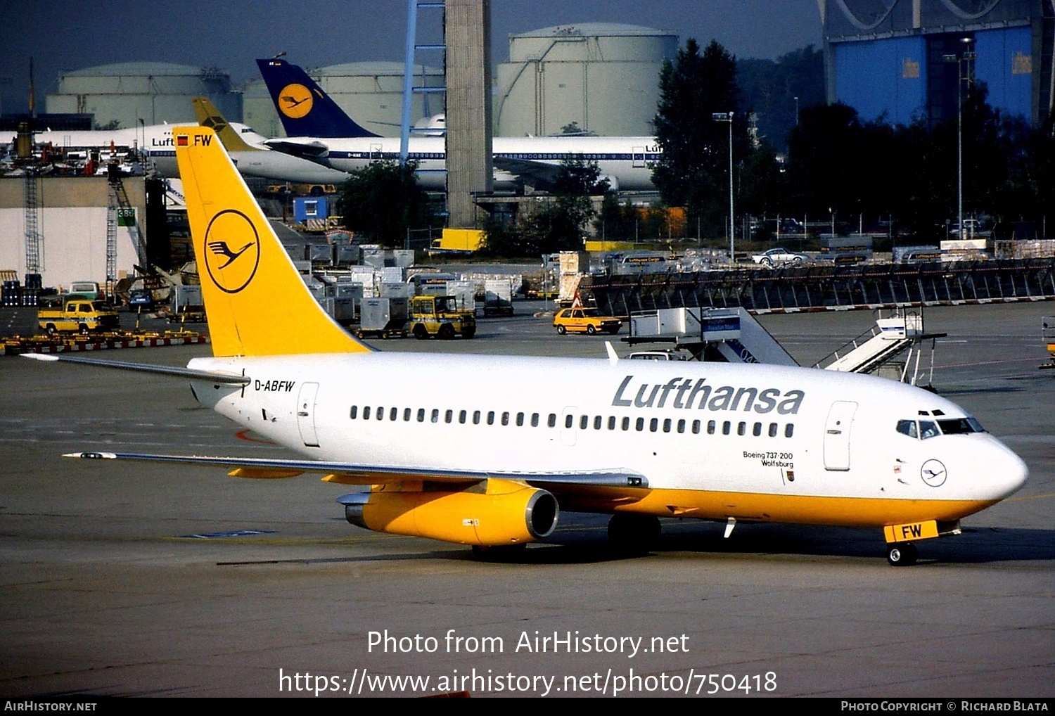 Aircraft Photo of D-ABFW | Boeing 737-230/Adv | Lufthansa | AirHistory.net #750418