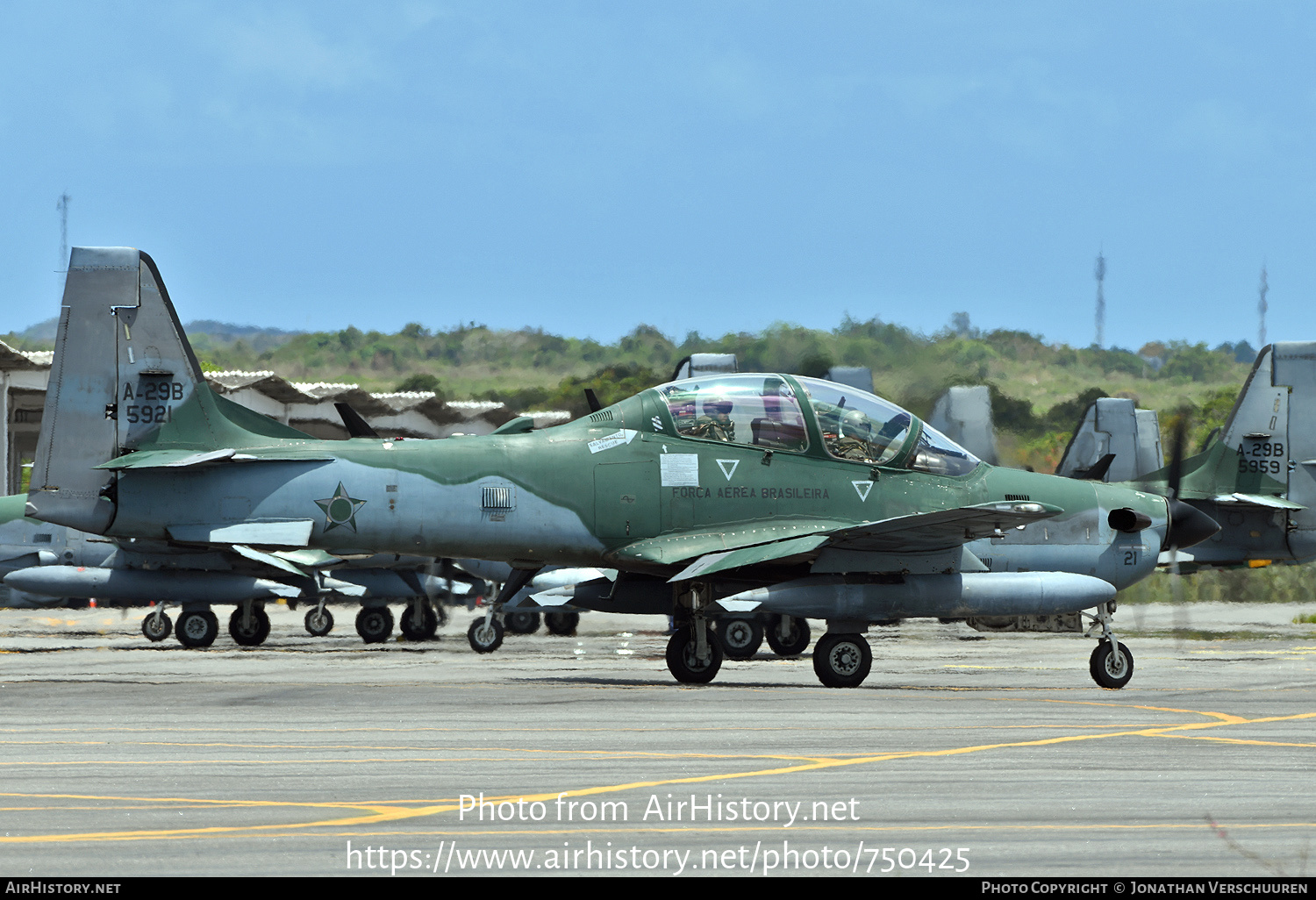 Aircraft Photo of 5921 | Embraer A-29B Super Tucano | Brazil - Air Force | AirHistory.net #750425