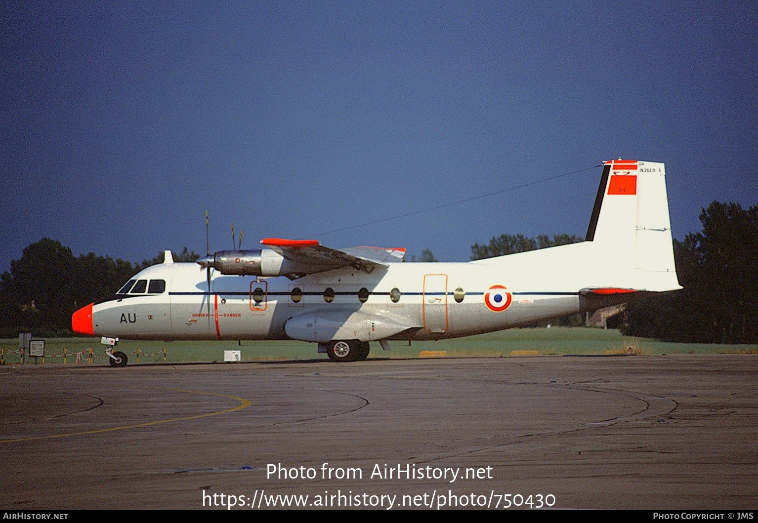 Aircraft Photo of 94 | Aerospatiale N-262D-51 Fregate | France - Air Force | AirHistory.net #750430