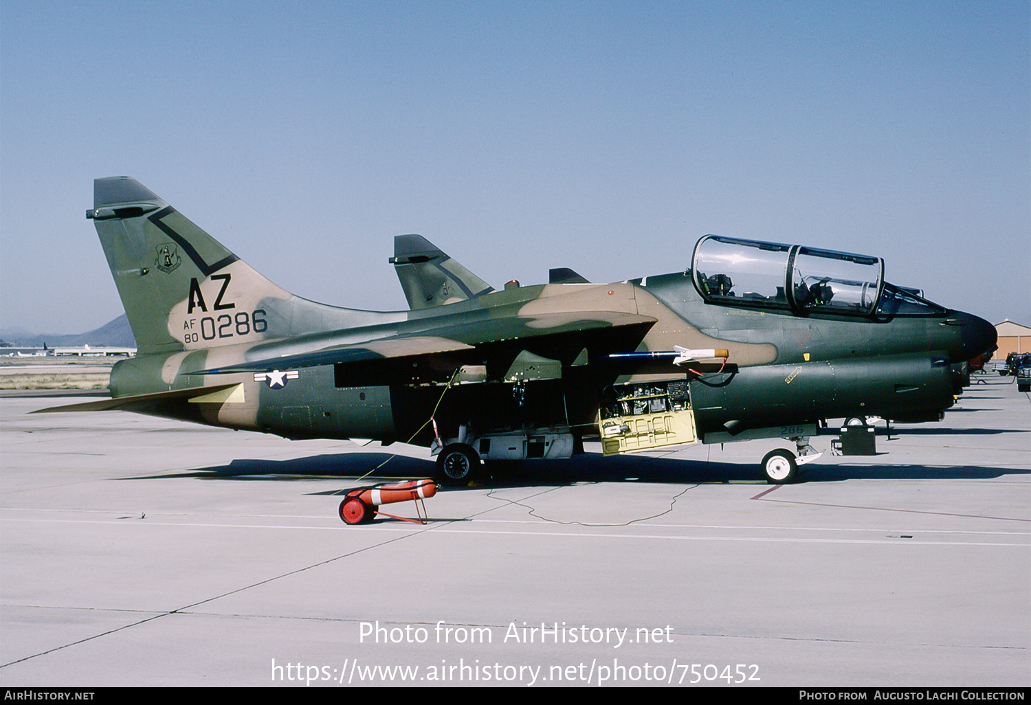 Aircraft Photo of 80-0286 / AF80-0286 | Vought A-7K Corsair II | USA - Air Force | AirHistory.net #750452