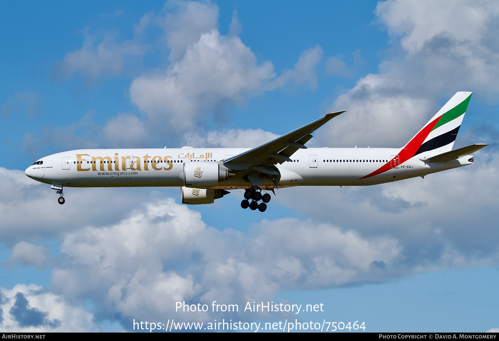 Aircraft Photo of A6-EBJ | Boeing 777-36N/ER | Emirates | AirHistory.net #750464