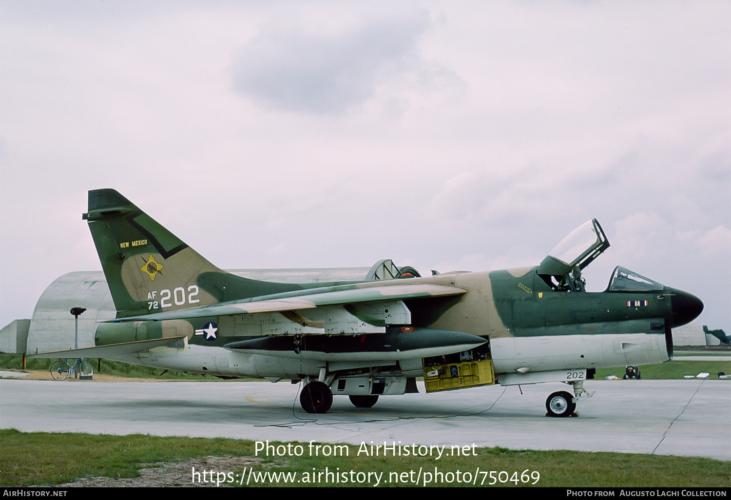 Aircraft Photo of 72-0202 / 72-202 | LTV A-7D Corsair II | USA - Air Force | AirHistory.net #750469