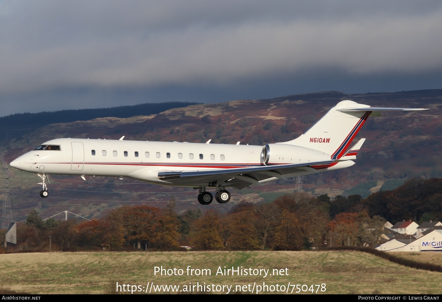 Aircraft Photo of N610AW | Bombardier Global Express (BD-700-1A10) | AirHistory.net #750478