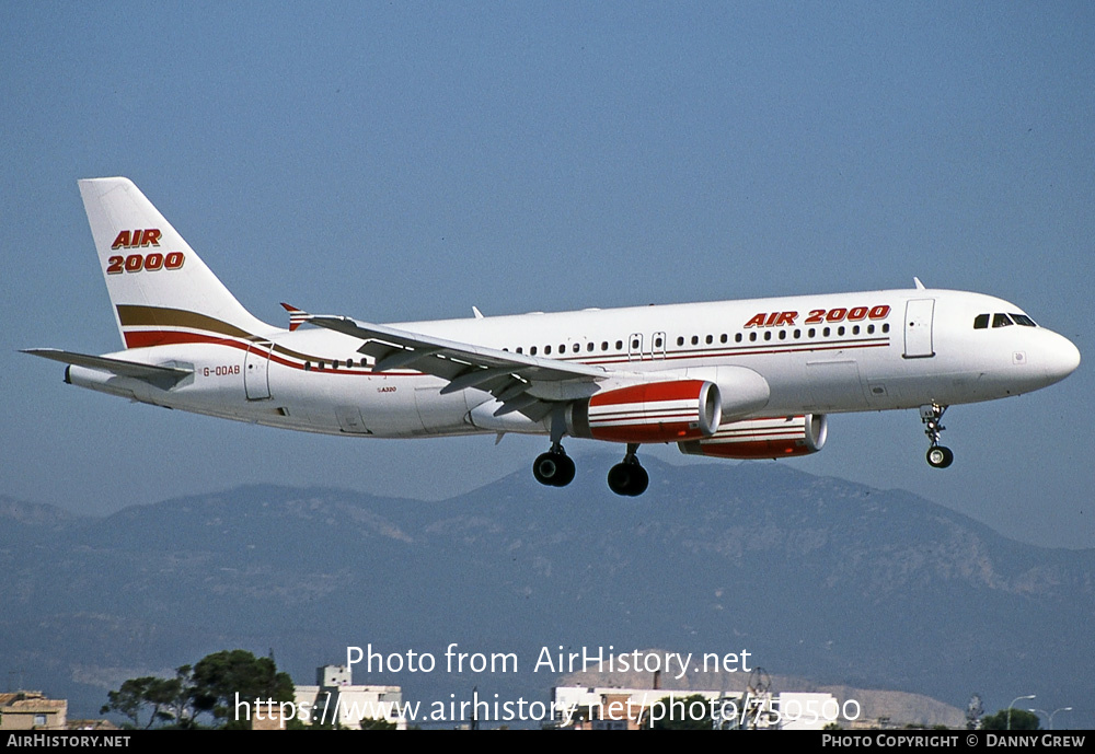 Aircraft Photo of G-OOAB | Airbus A320-231 | Air 2000 | AirHistory.net #750500