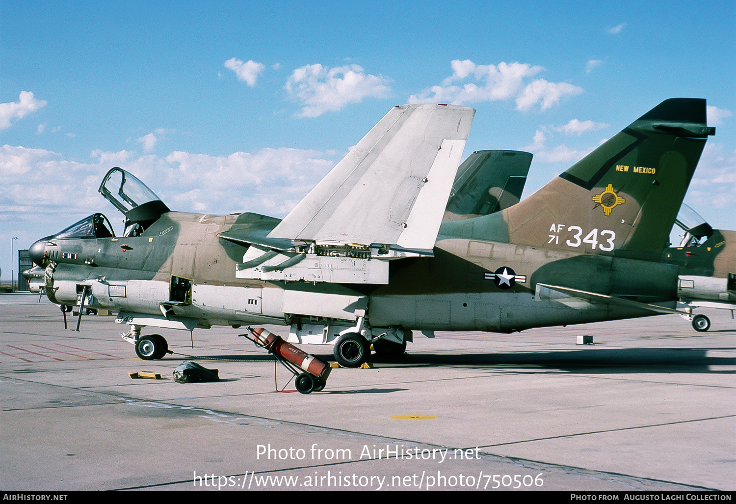 Aircraft Photo of 71-0343 / AF71-343 | LTV A-7D Corsair II | USA - Air Force | AirHistory.net #750506