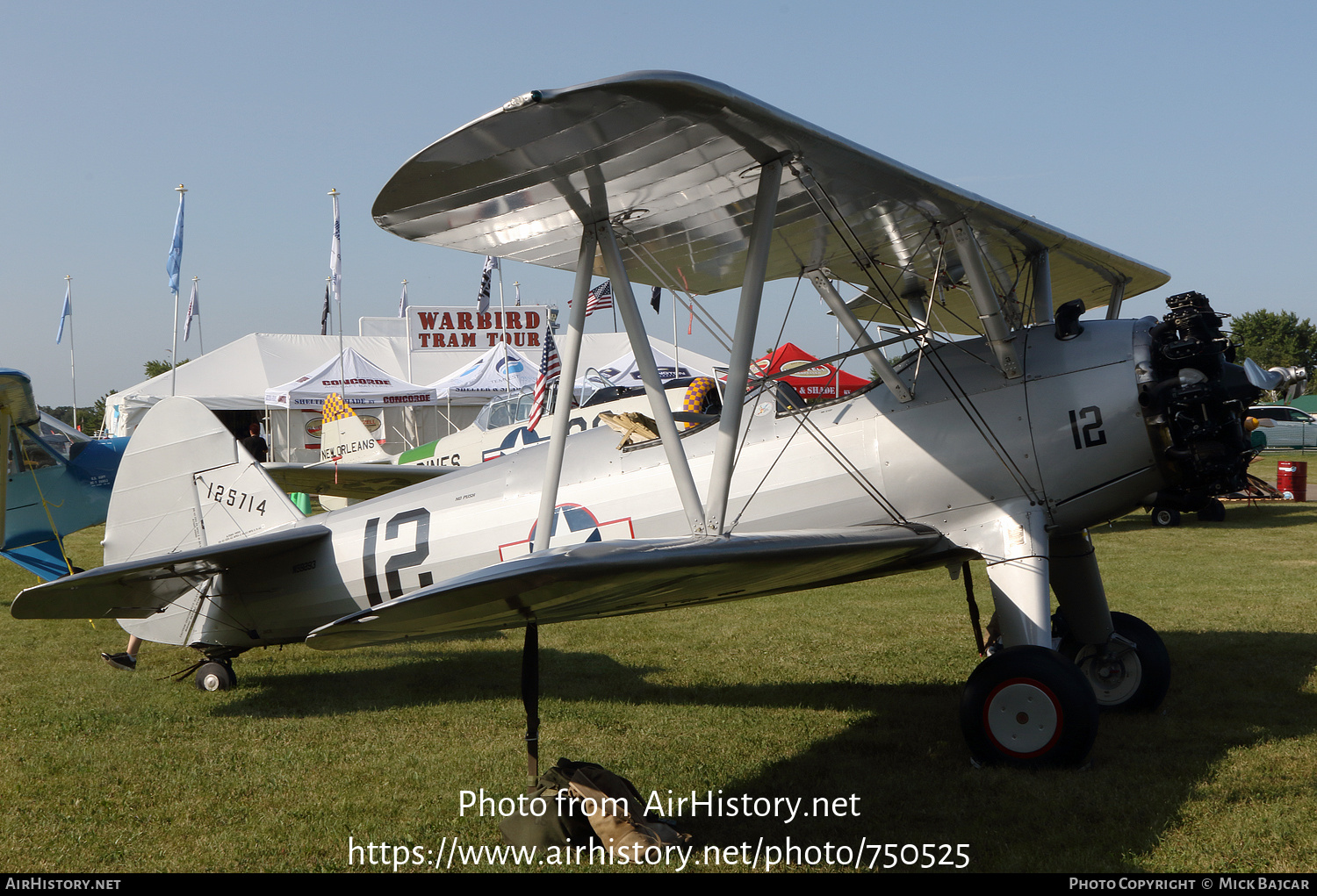 Aircraft Photo of N59293 / 125714 | Boeing PT-17 Kaydet (B75N1) | USA - Air Force | AirHistory.net #750525