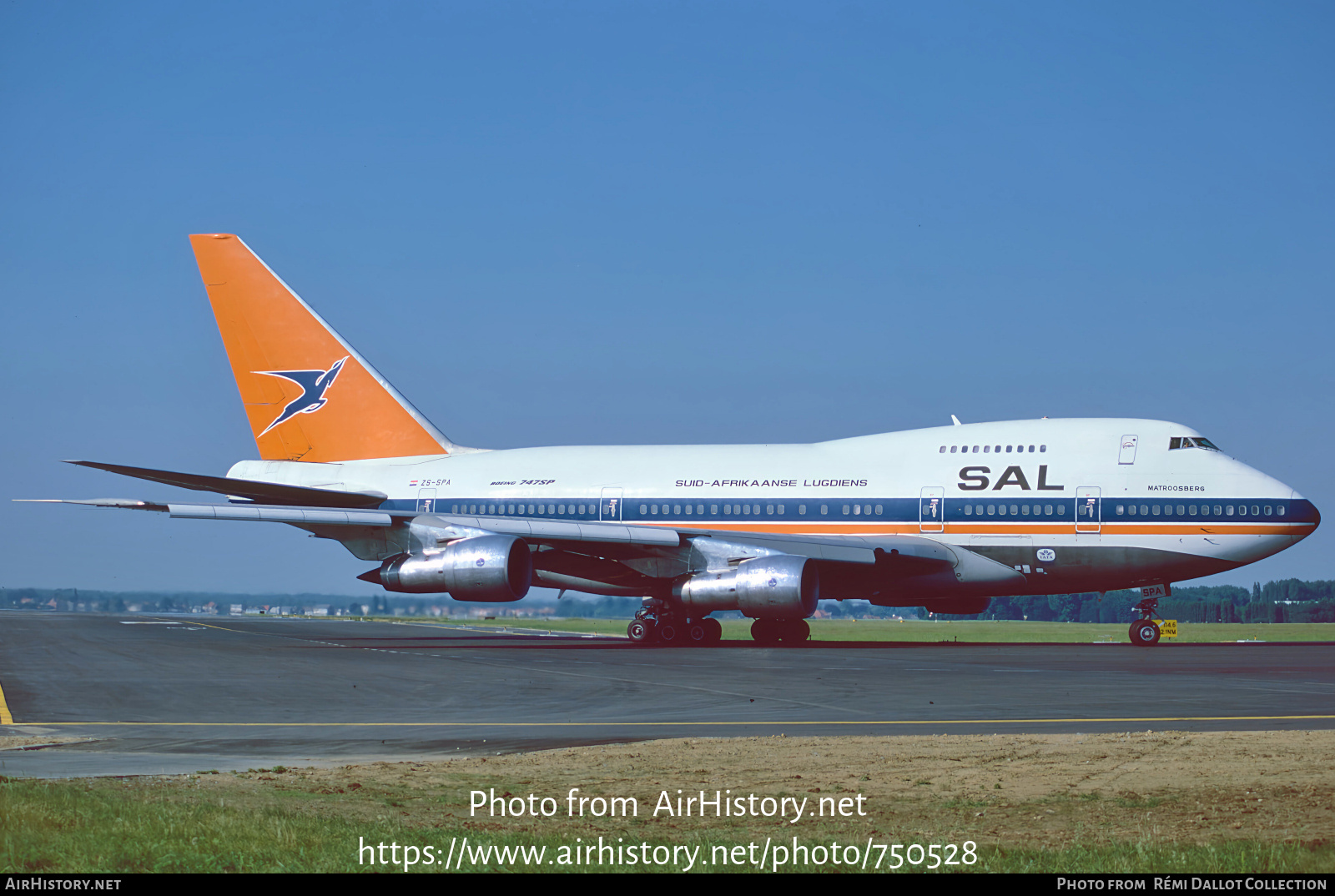 Aircraft Photo of ZS-SPA | Boeing 747SP-44 | South African Airways - Suid-Afrikaanse Lugdiens | AirHistory.net #750528