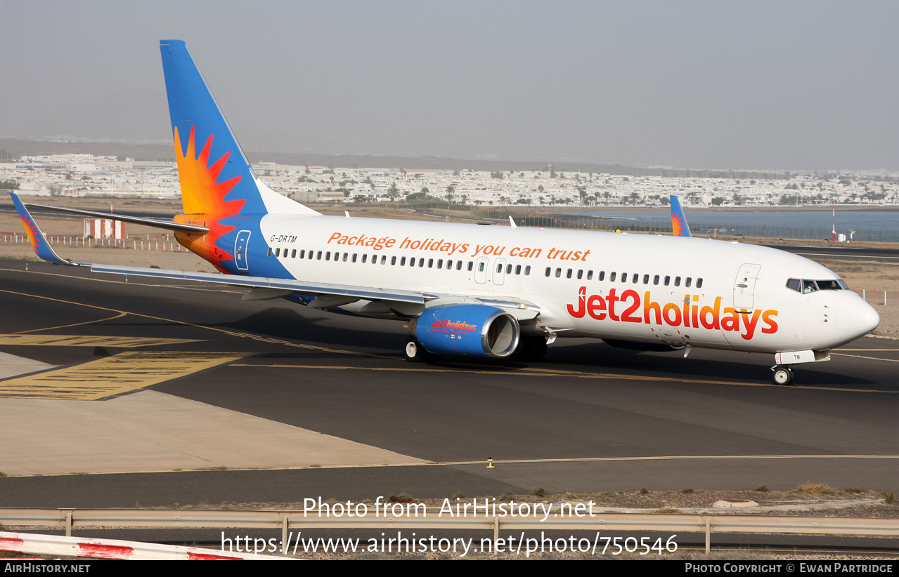 Aircraft Photo of G-DRTM | Boeing 737-85P | Jet2 Holidays | AirHistory.net #750546