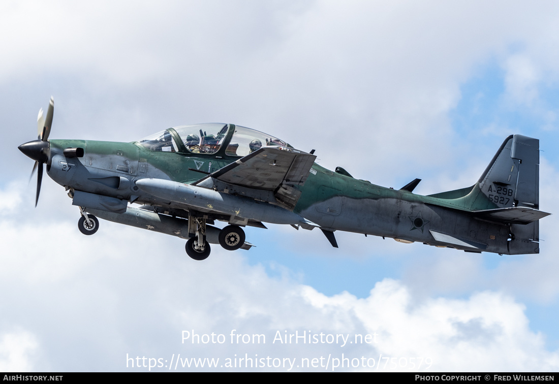 Aircraft Photo of 5927 | Embraer A-29B Super Tucano | Brazil - Air Force | AirHistory.net #750579