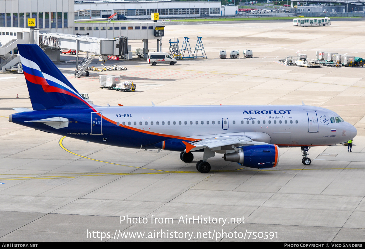 Aircraft Photo of VQ-BBA | Airbus A319-111 | Aeroflot - Russian Airlines | AirHistory.net #750591