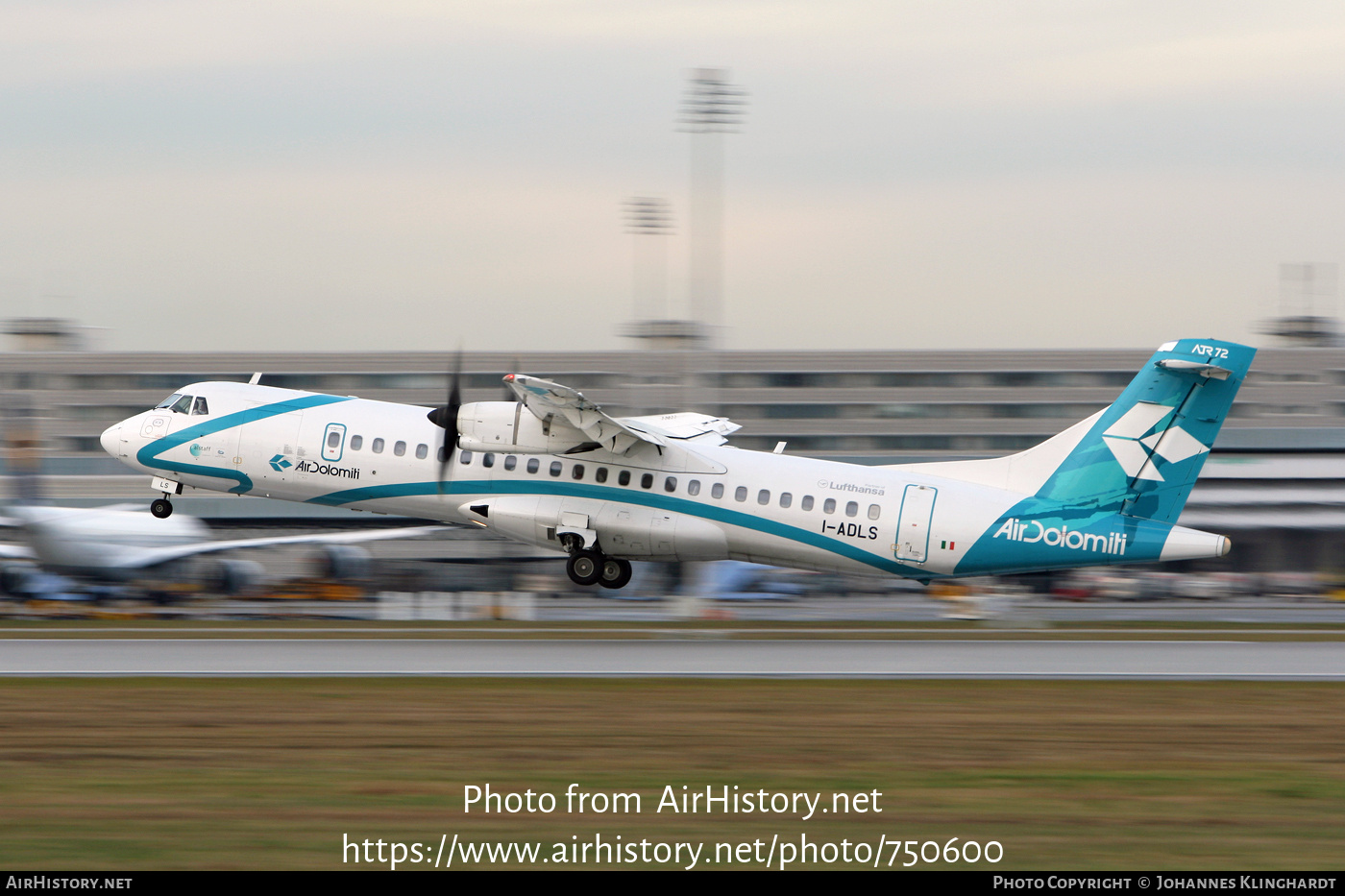 Aircraft Photo of I-ADLS | ATR ATR-72-500 (ATR-72-212A) | Air Dolomiti | AirHistory.net #750600