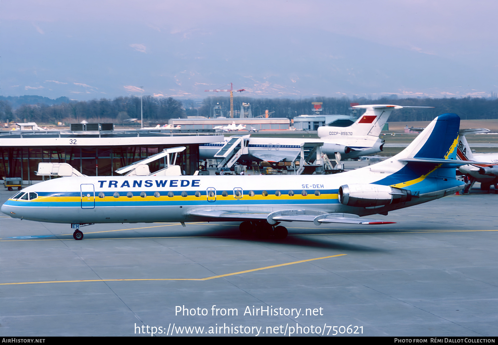 Aircraft Photo of SE-DEH | Sud SE-210 Caravelle 10B3 Super B | Transwede Airways | AirHistory.net #750621