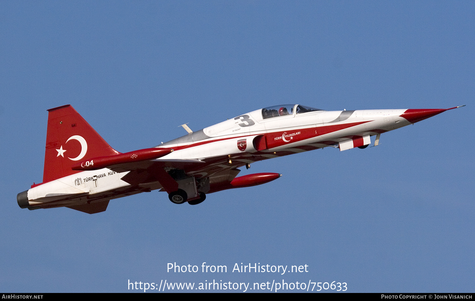 Aircraft Photo of 70-3004 | Canadair NF-5A-2000 | Turkey - Air Force | AirHistory.net #750633