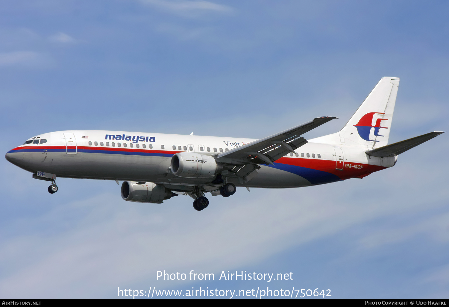 Aircraft Photo of 9M-MQF | Boeing 737-4H6 | Malaysia Airlines | AirHistory.net #750642