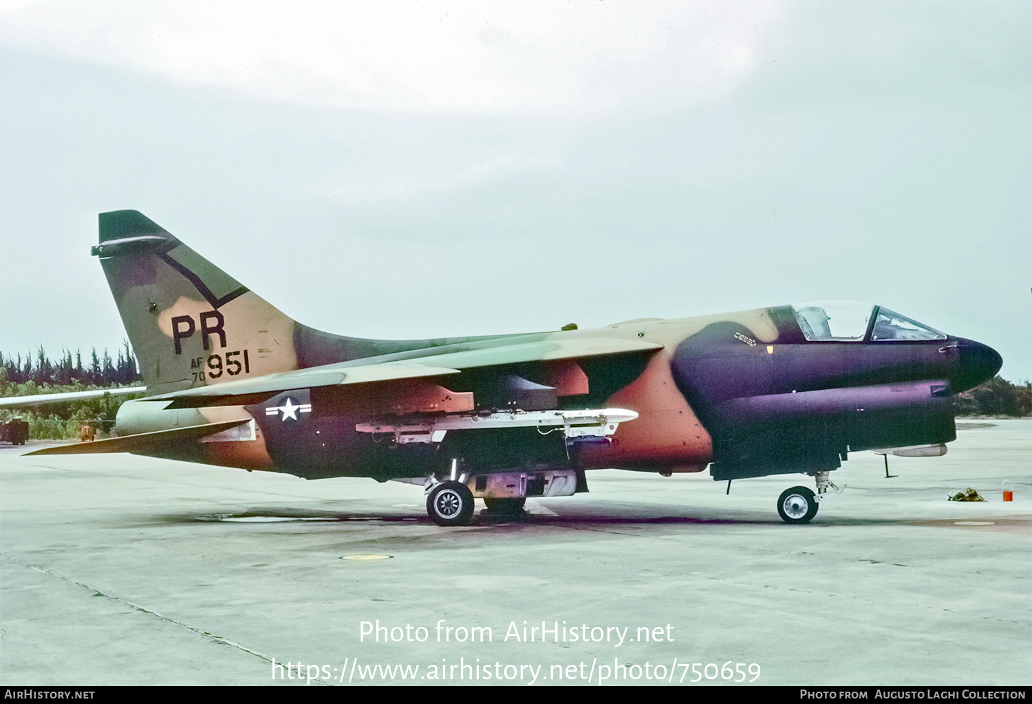 Aircraft Photo of 70-0951 / AF70-951 | LTV A-7D Corsair II | USA - Air Force | AirHistory.net #750659