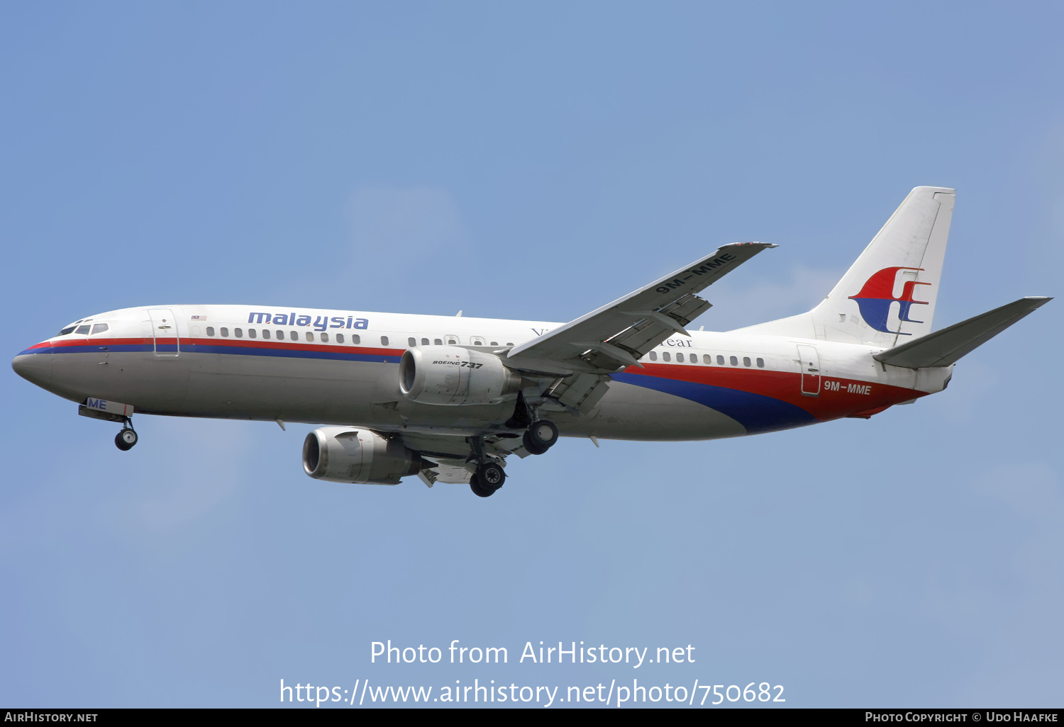 Aircraft Photo of 9M-MME | Boeing 737-4H6 | Malaysia Airlines | AirHistory.net #750682