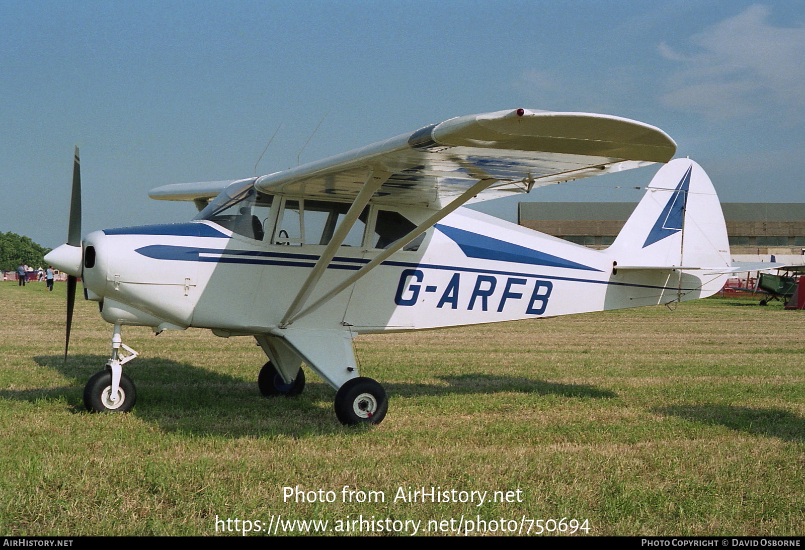 Aircraft Photo of G-ARFB | Piper PA-22-150 Caribbean | AirHistory.net #750694