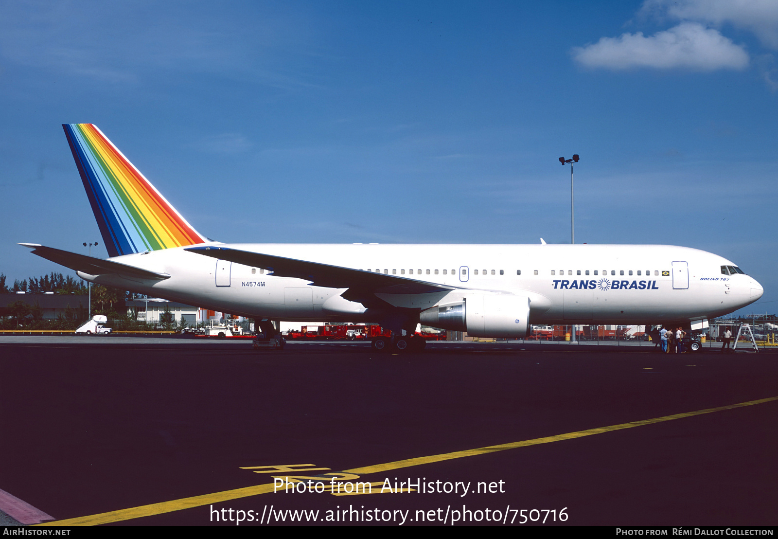 Aircraft Photo of N4574M | Boeing 767-2Q4 | TransBrasil | AirHistory.net #750716