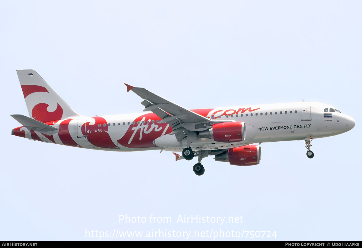 Aircraft Photo of HS-ABC | Airbus A320-216 | AirAsia | AirHistory.net #750724