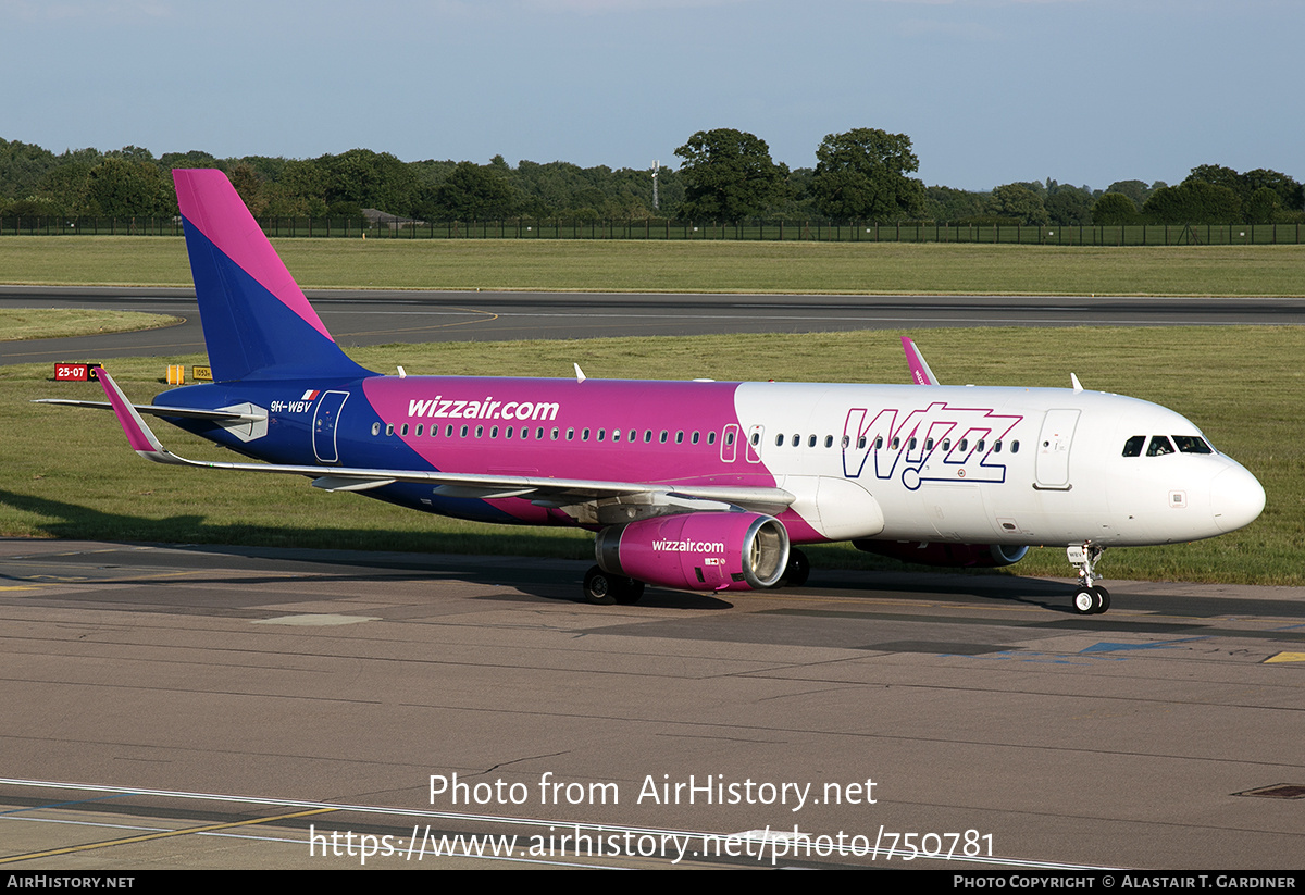 Aircraft Photo of 9H-WBV | Airbus A320-232 | Wizz Air | AirHistory.net #750781