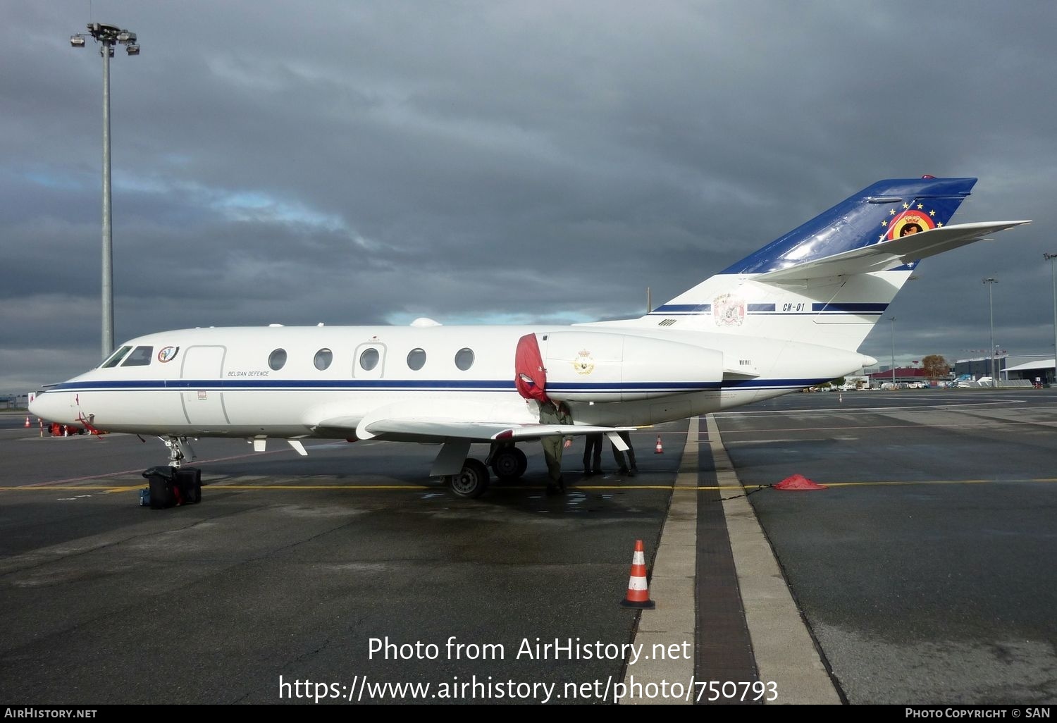 Aircraft Photo of CM-01 | Dassault Falcon 20E-5 | Belgium - Air Force | AirHistory.net #750793