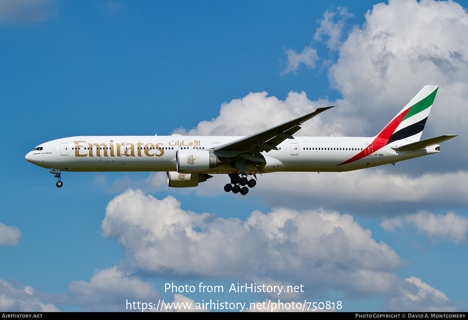 Aircraft Photo of A6-EBO | Boeing 777-36N/ER | Emirates | AirHistory.net #750818