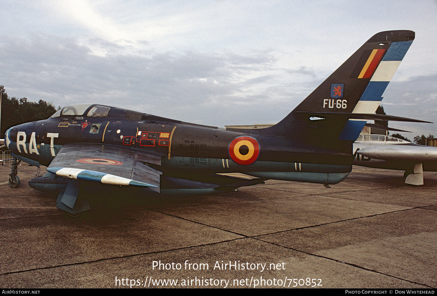 Aircraft Photo of FU66 | Republic F-84F Thunderstreak | Belgium - Air Force | AirHistory.net #750852