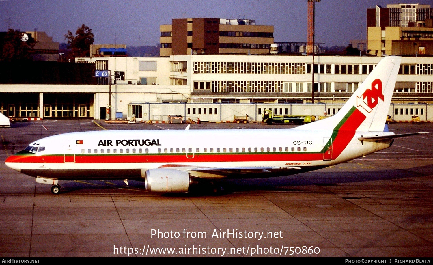 Aircraft Photo of CS-TIC | Boeing 737-382 | TAP Air Portugal | AirHistory.net #750860