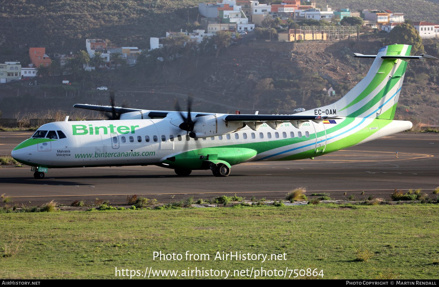 Aircraft Photo of EC-OAM | ATR ATR-72-600 (ATR-72-212A) | Binter Canarias | AirHistory.net #750864