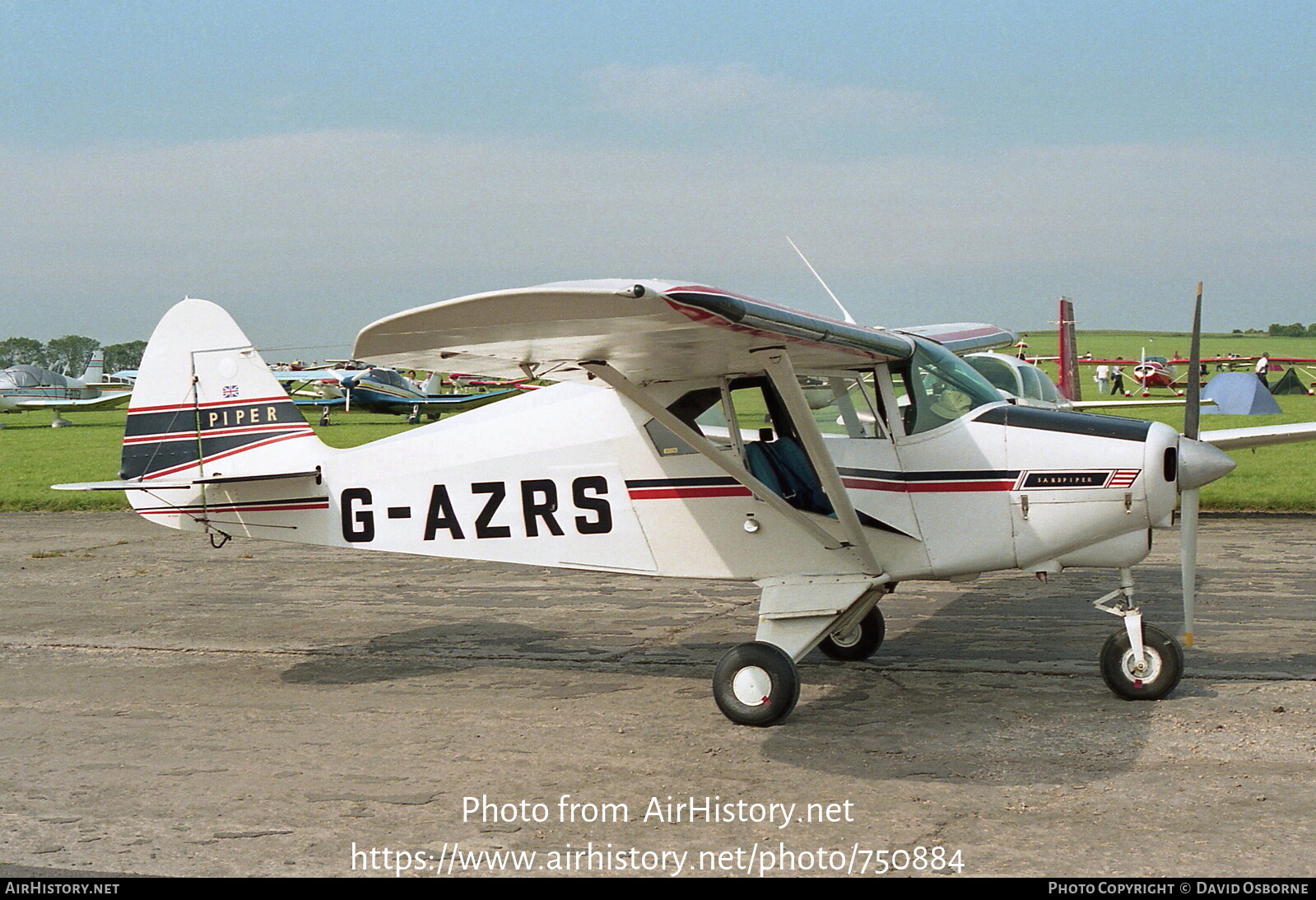 Aircraft Photo of G-AZRS | Piper PA-22-150 Caribbean | AirHistory.net #750884