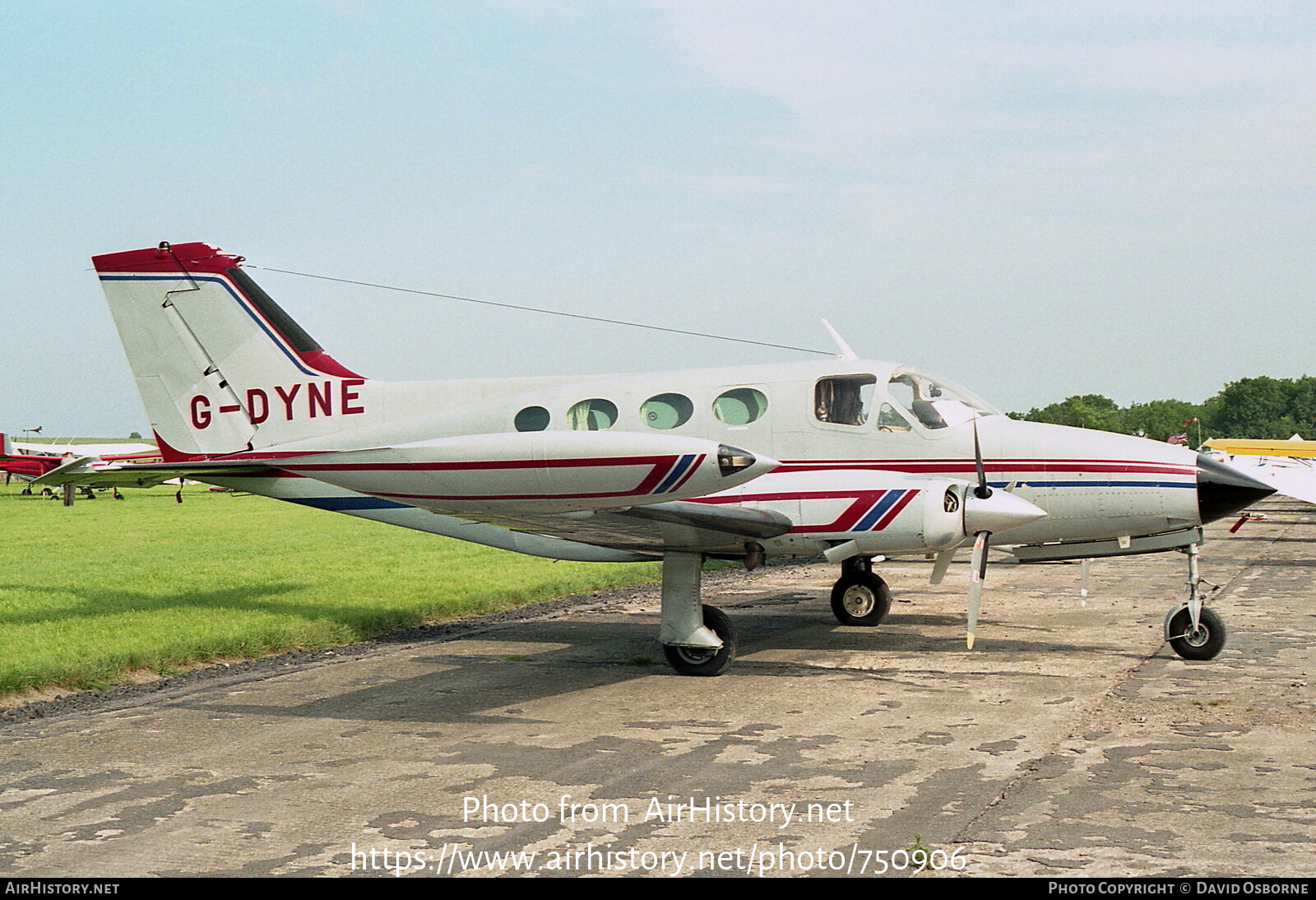 Aircraft Photo of G-DYNE | Cessna 414 | AirHistory.net #750906