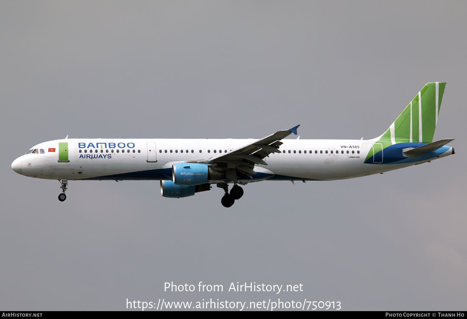 Aircraft Photo of VN-A585 | Airbus A321-211 | Bamboo Airways | AirHistory.net #750913