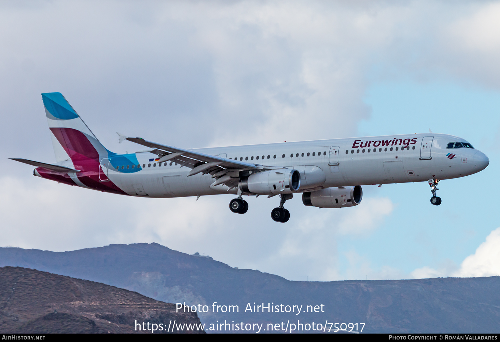 Aircraft Photo of D-AIDQ | Airbus A321-231 | Eurowings | AirHistory.net #750917