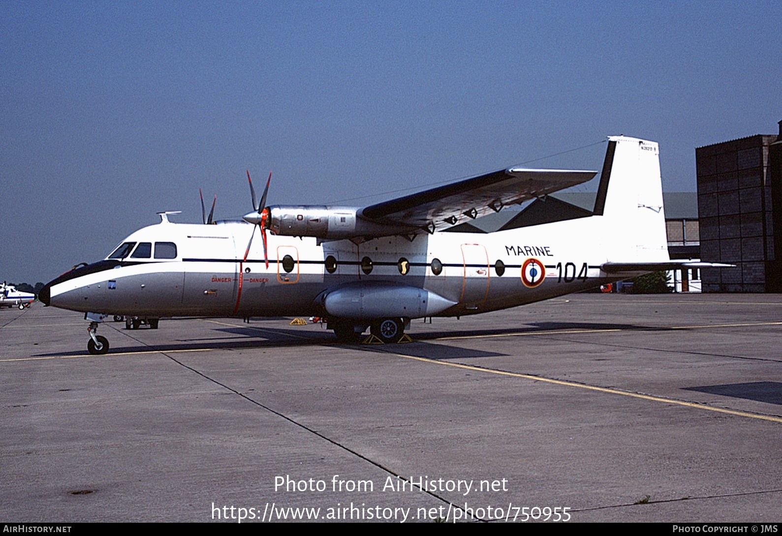 Aircraft Photo of 104 | Aerospatiale N-262C-67 Fregate | France - Navy | AirHistory.net #750955