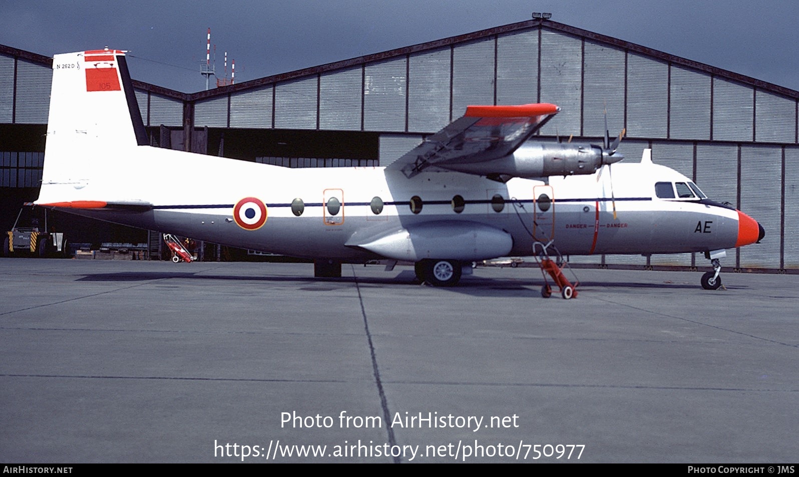 Aircraft Photo of 105 | Aerospatiale N-262D-51 Fregate | France - Air Force | AirHistory.net #750977