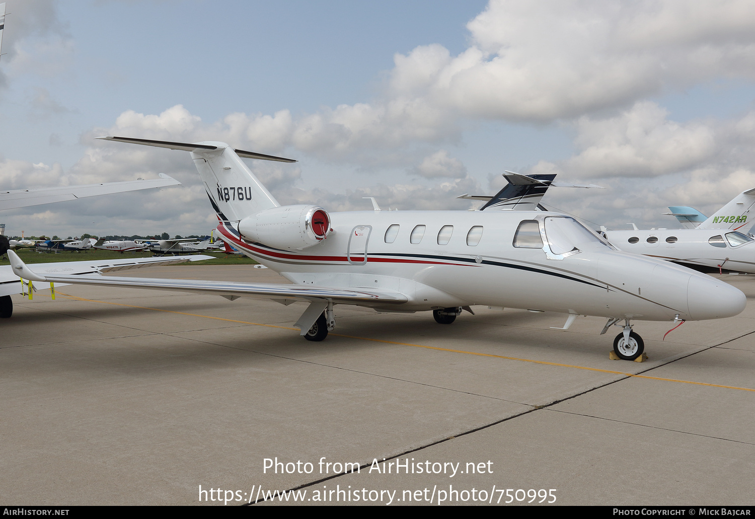 Aircraft Photo of N876U | Cessna 525A CitationJet CJ2 | AirHistory.net #750995