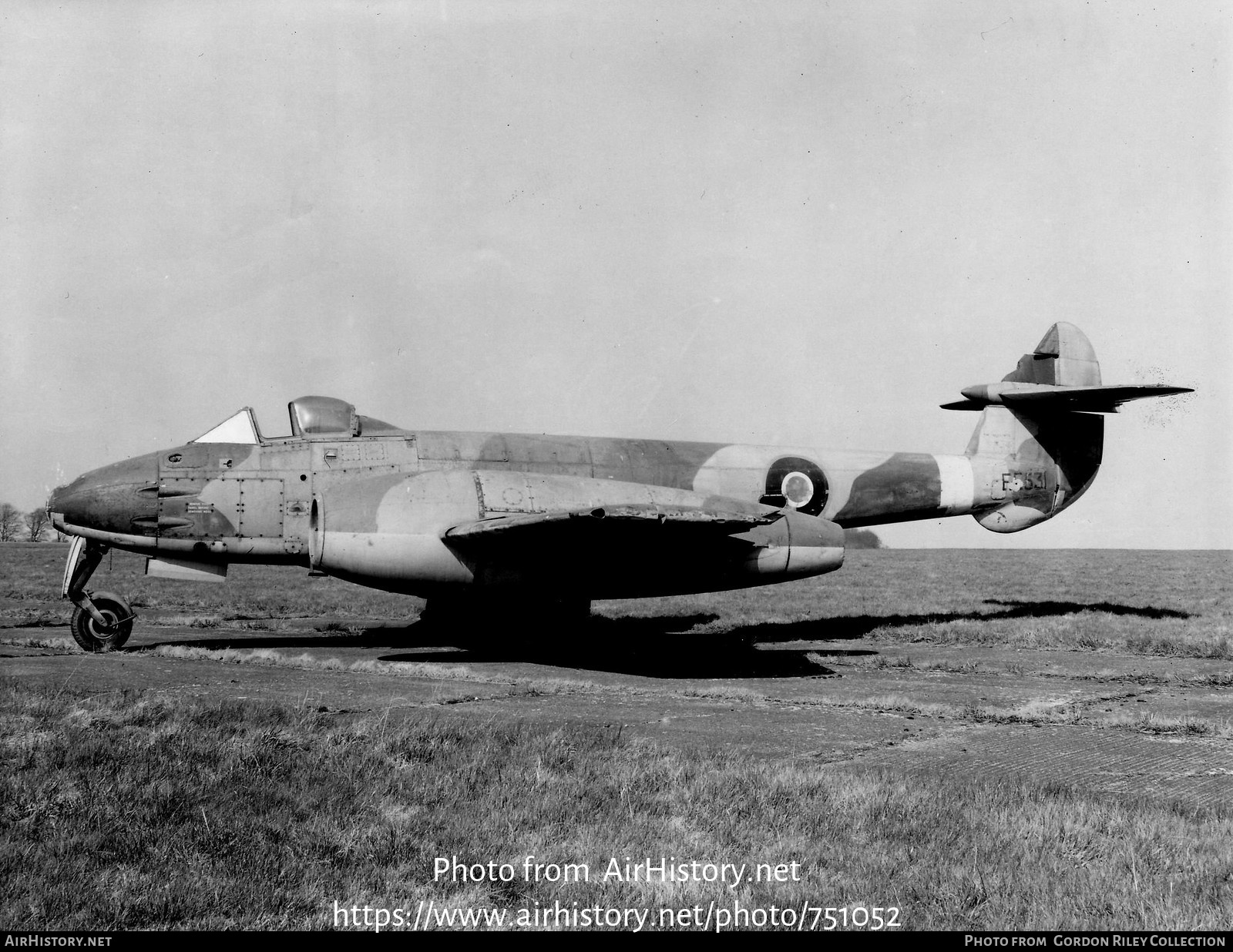 Aircraft Photo of EE531 | Gloster Meteor F4 | UK - Air Force | AirHistory.net #751052