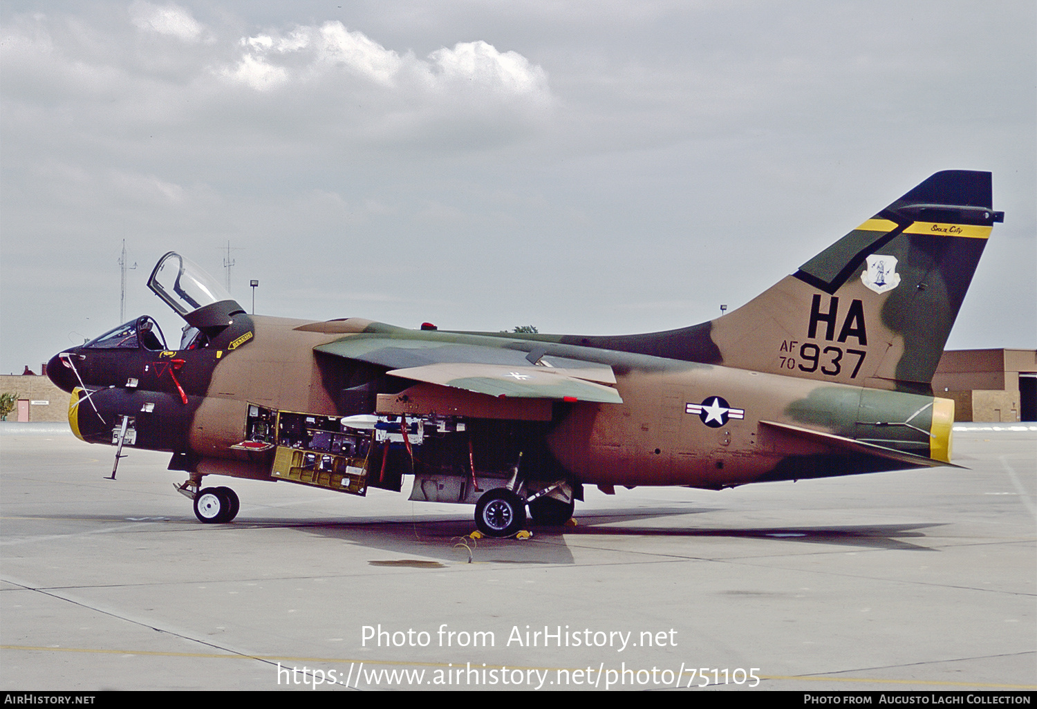 Aircraft Photo of 70-0937 / AF70-937 | LTV A-7D Corsair II | USA - Air Force | AirHistory.net #751105